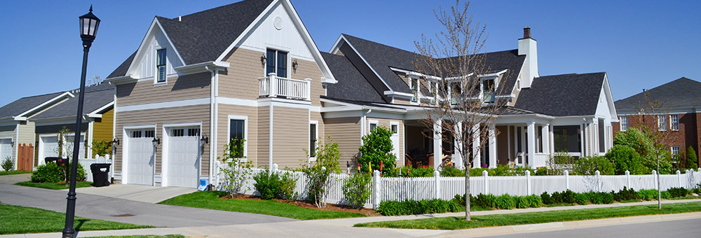 Suburban American New England Style Dream Home